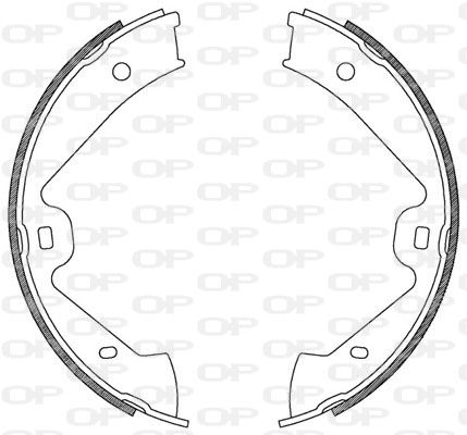 OPEN PARTS stabdžių trinkelių komplektas BSA2181.00